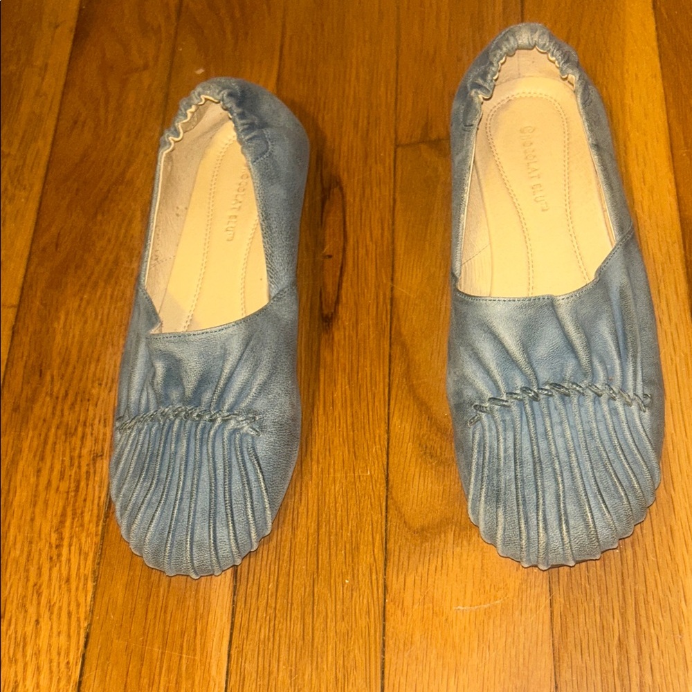 Chocolat Blu Kids Blue Moccasins